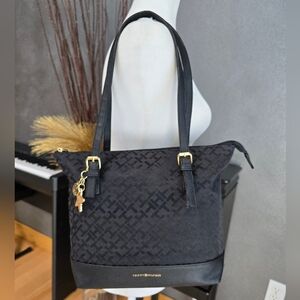 Tommy Hilfiger Black Tote Bag